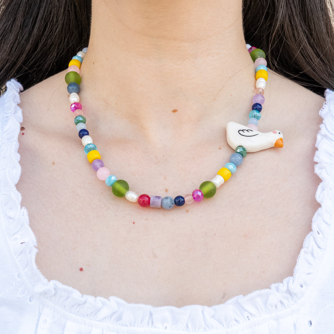 Collana con paperella