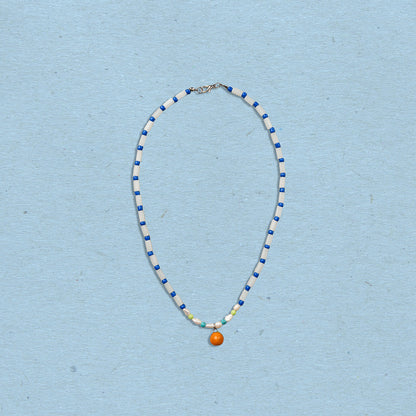 Collana con ciondolo arancia