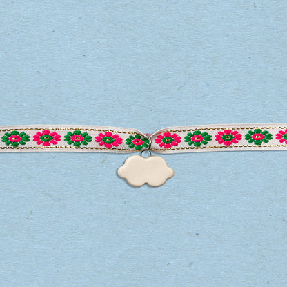 Choker con ciondolo nuvoletta