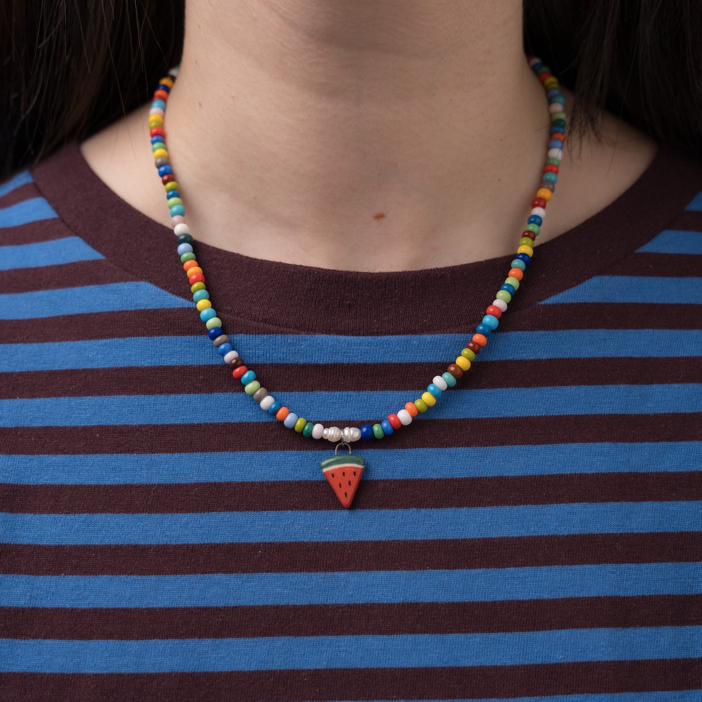 Collana di perline con anguria