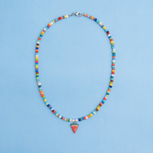 Collana di perline con anguria