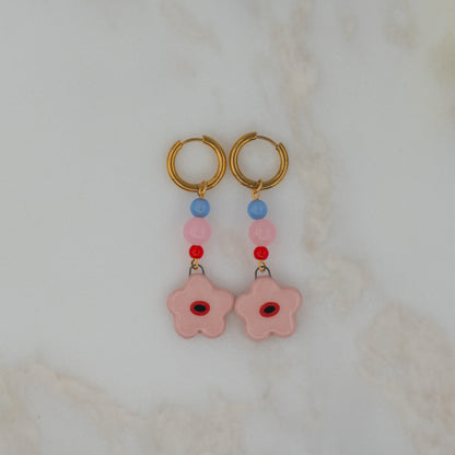 Orecchini con fiori
