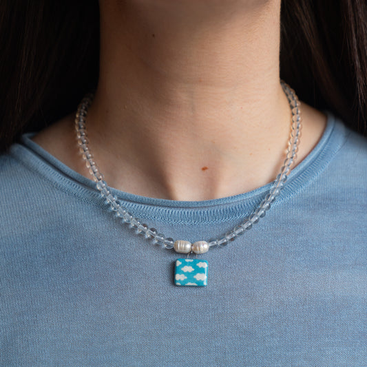 Collana con ciondolo cielo