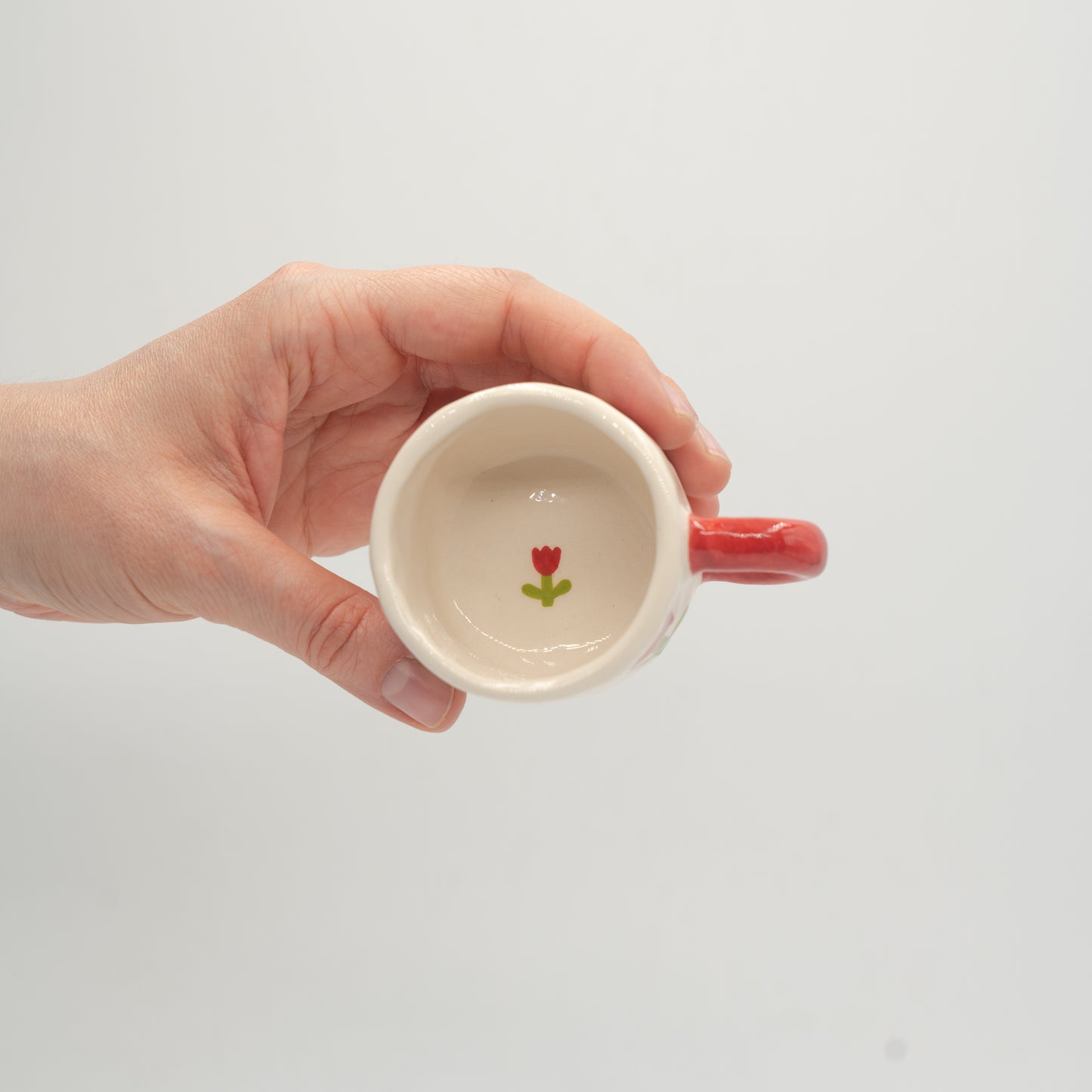Tazzina con tulipani