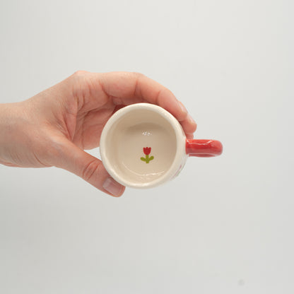 Tazzina con tulipani