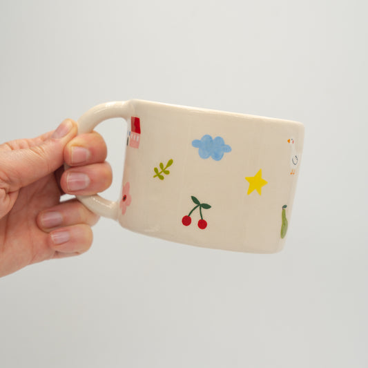Tazza con disegnetti