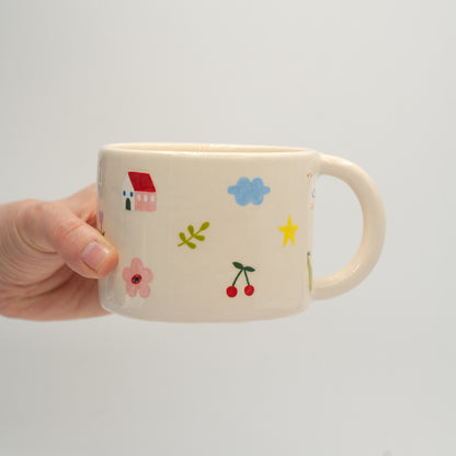 Tazza con disegnetti