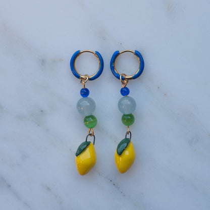 Orecchini con limoni