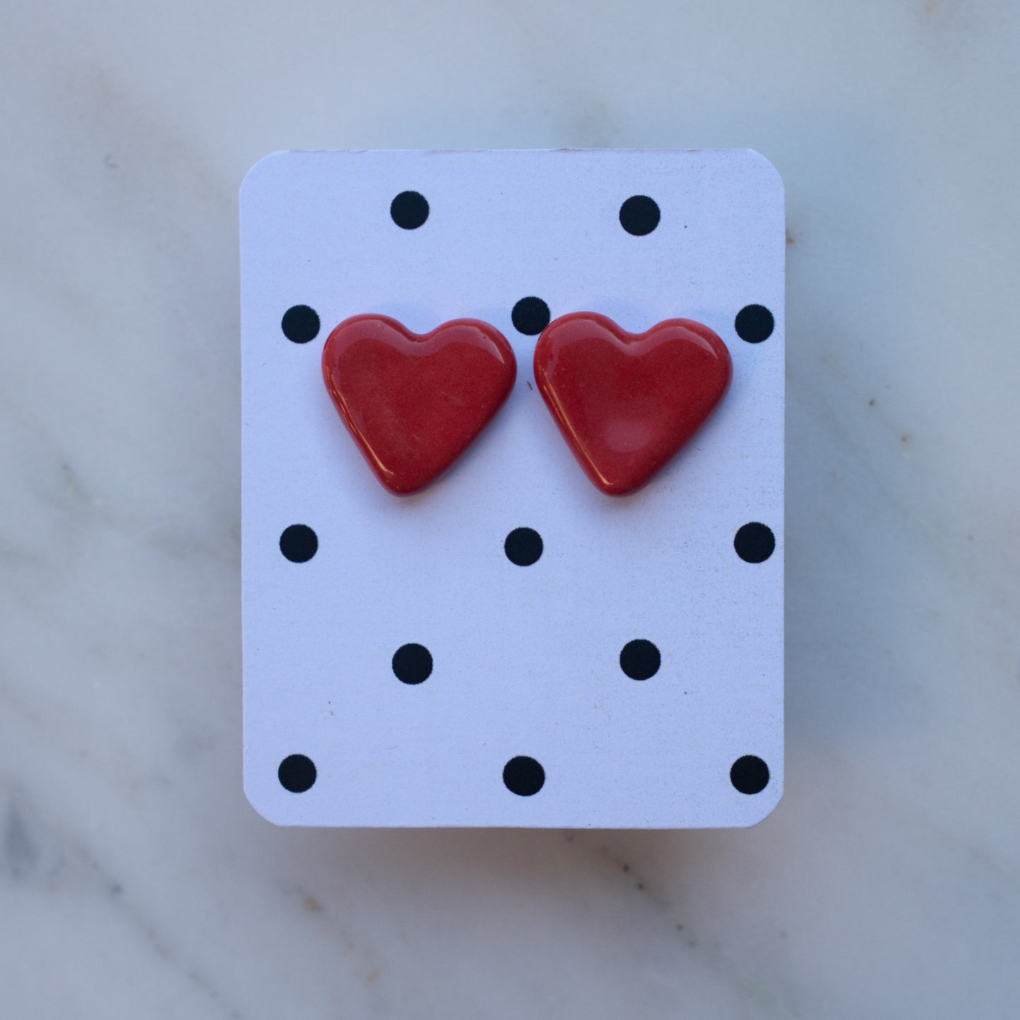 Orecchini a lobo cuoricini