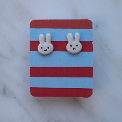 Orecchini a lobo coniglietti