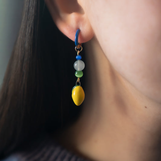 Orecchini con limoni