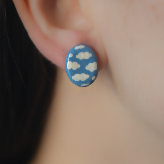 Orecchini a lobo cielo