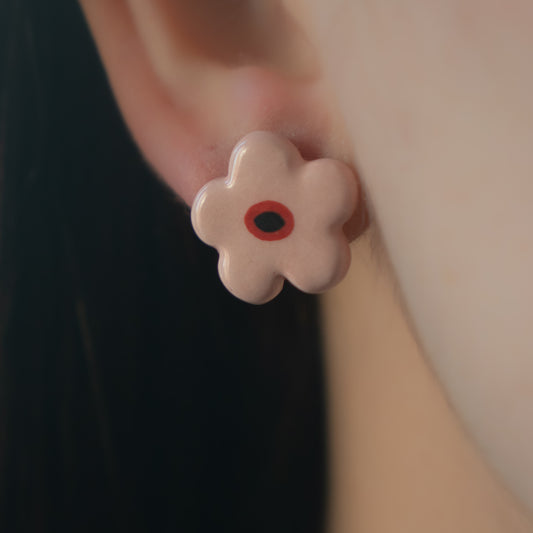 Orecchini a lobo fiorellini