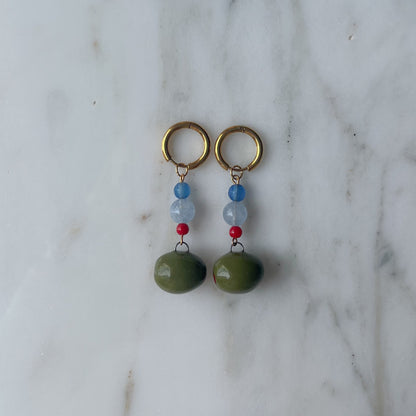 Orecchini con olive
