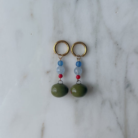 Orecchini con olive