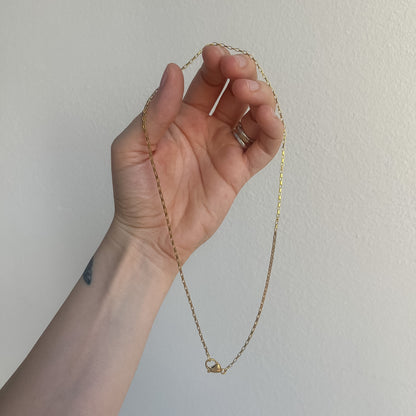 BASE COLLANA catena sottile oro