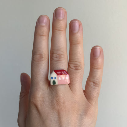 Anelli con piastrina in ceramica