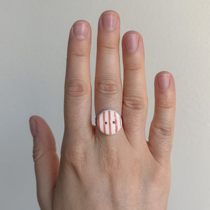 Anelli con piastrina in ceramica