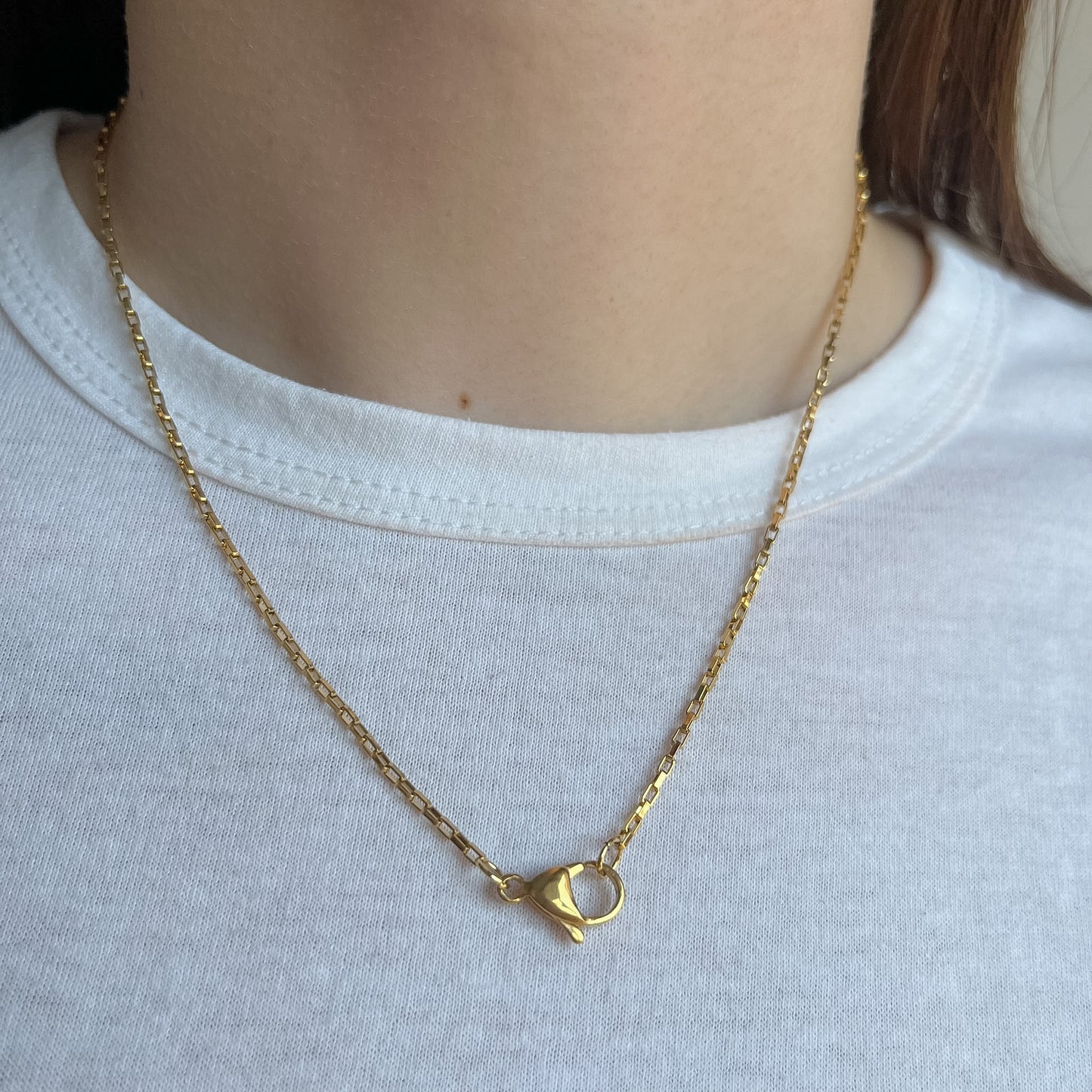 BASE COLLANA catena sottile oro