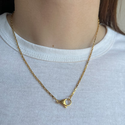 BASE COLLANA catena sottile oro