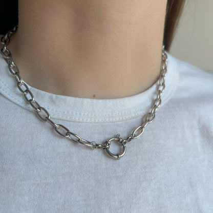 BASE COLLANA catenella argento