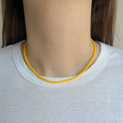 BASE COLLANA di perline monocolore