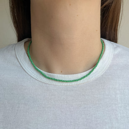 BASE COLLANA di perline monocolore