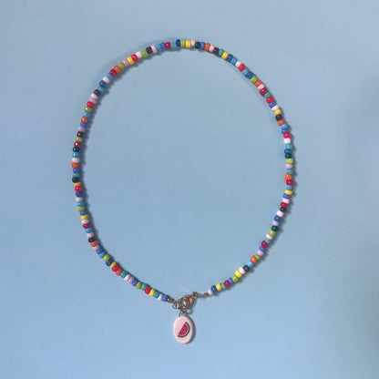 Collana colorata con anguria