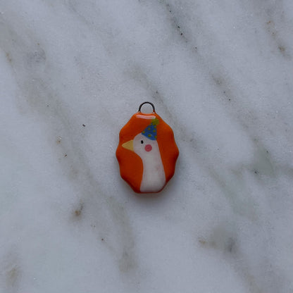 Medagliette ovali con bordo ondulato