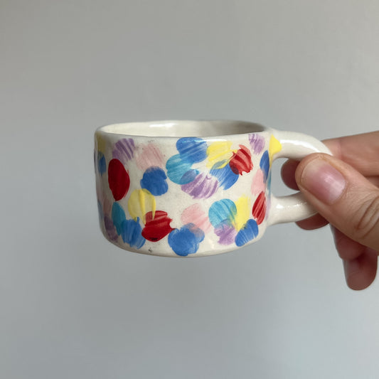 Tazzina a pois colorati