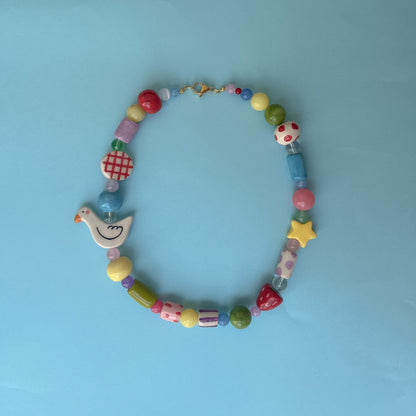 Collana con paperella e stellina