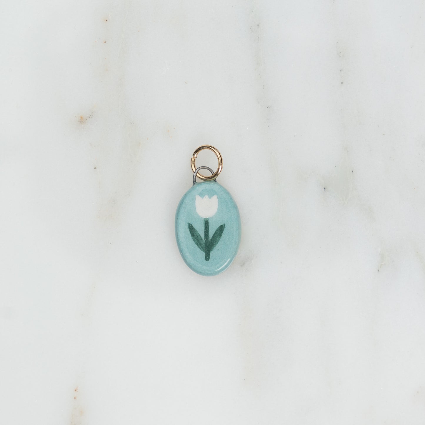 Ciondolo ovale allungato