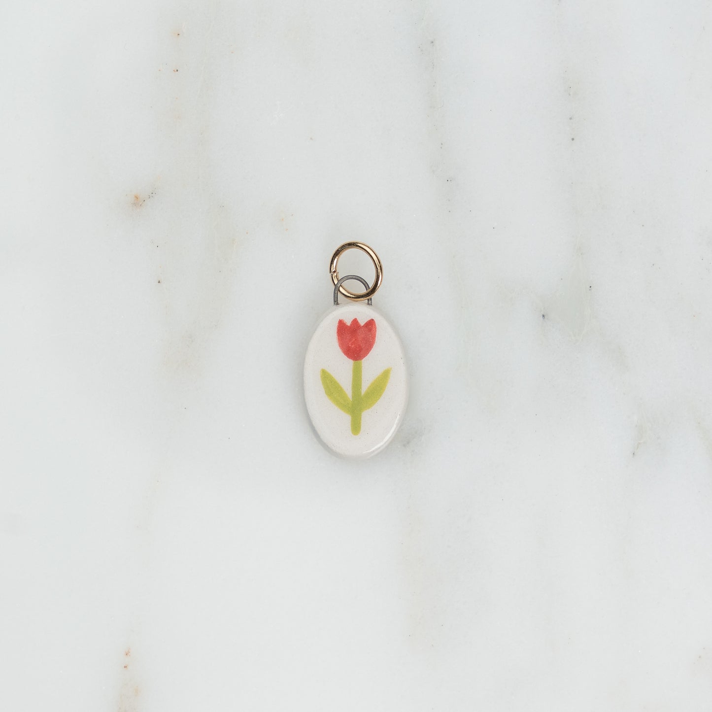 Ciondolo ovale allungato