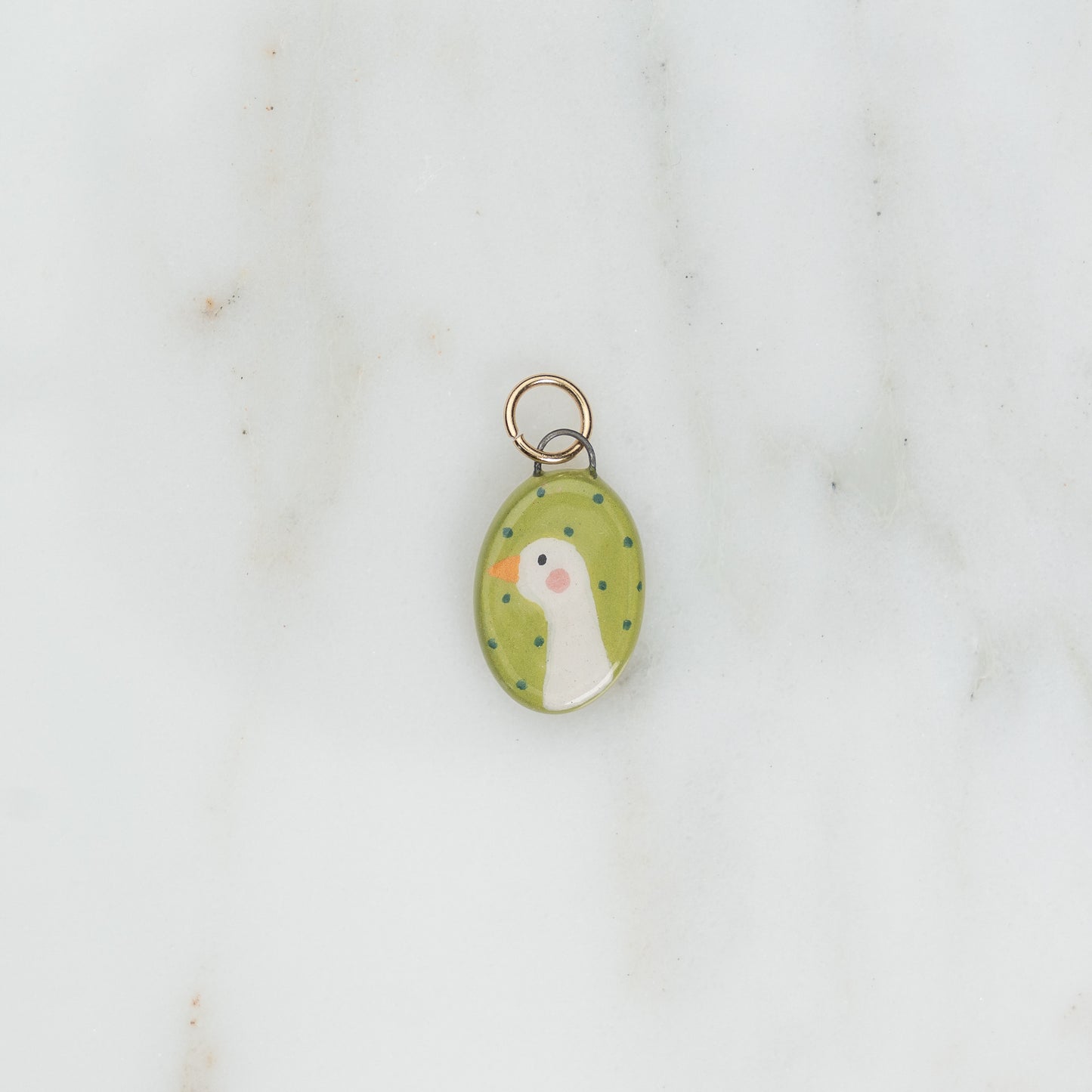 Ciondolo ovale allungato