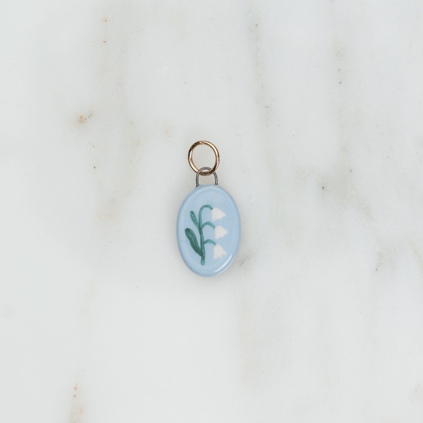 Ciondolo ovale allungato