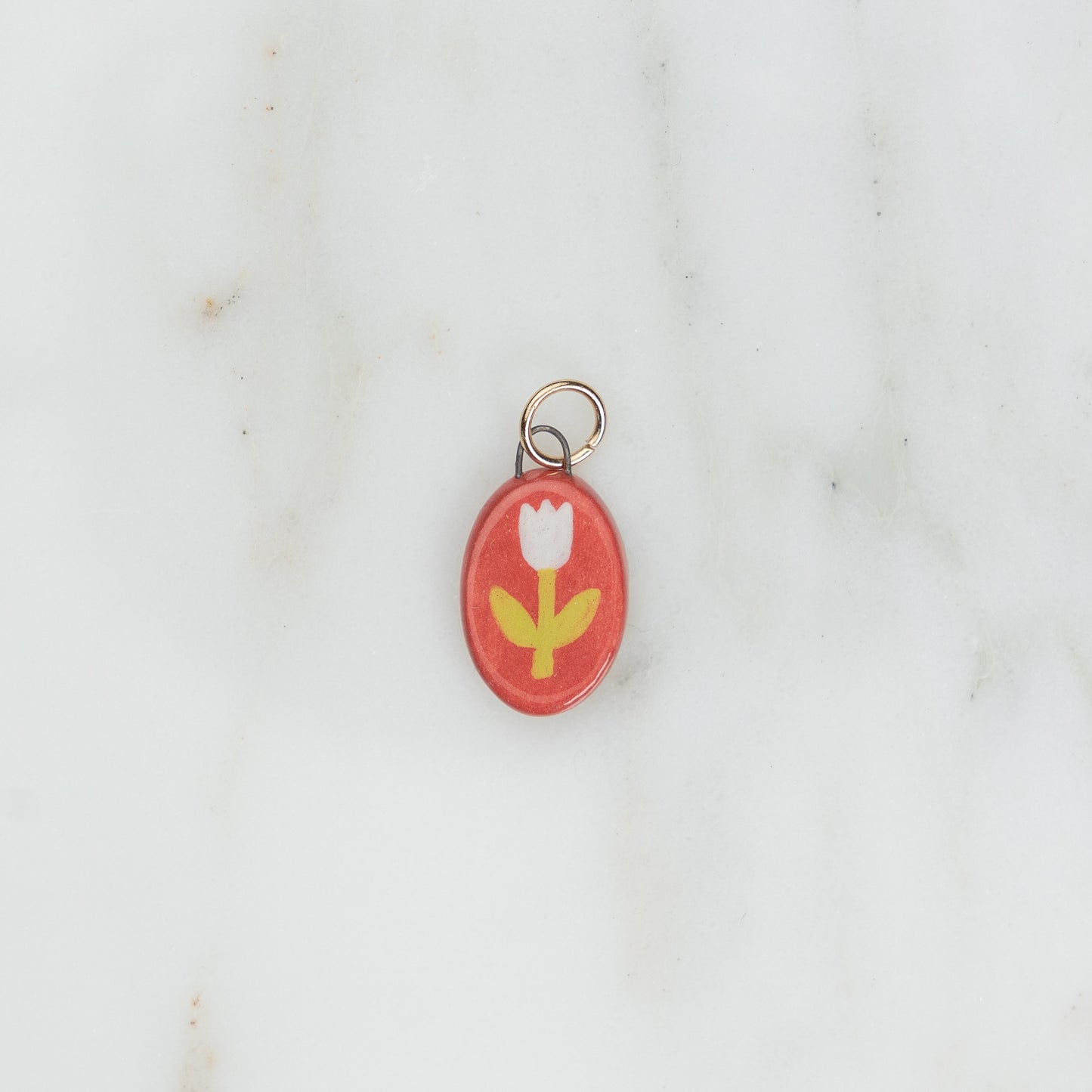 Ciondolo ovale allungato