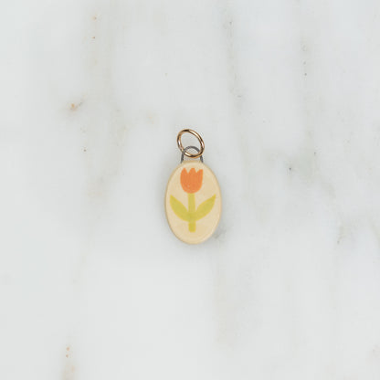 Ciondolo ovale allungato