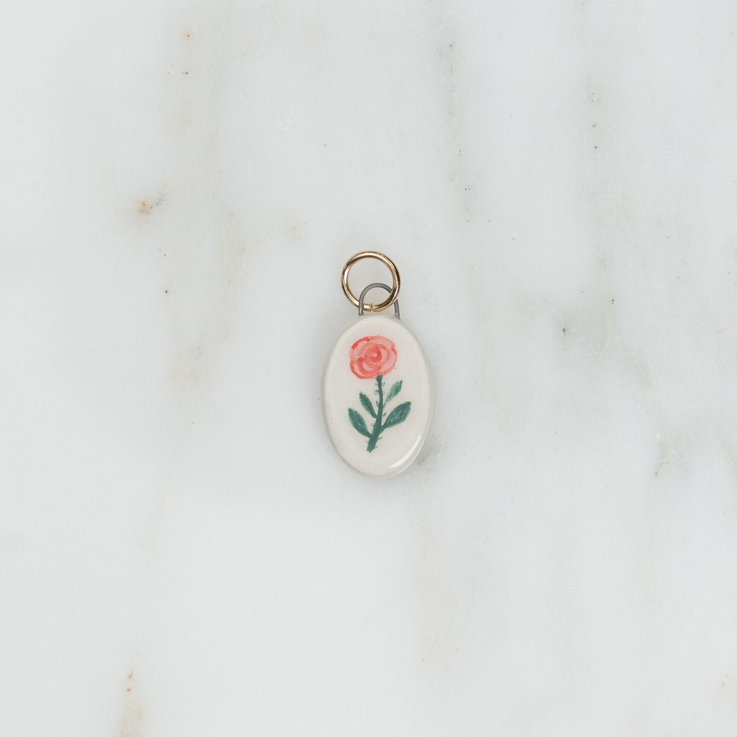 Ciondolo ovale allungato