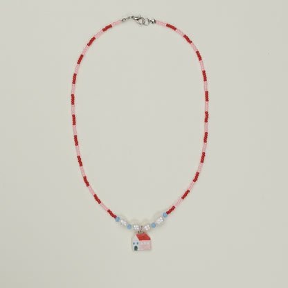 Collanina con ciondolo casetta