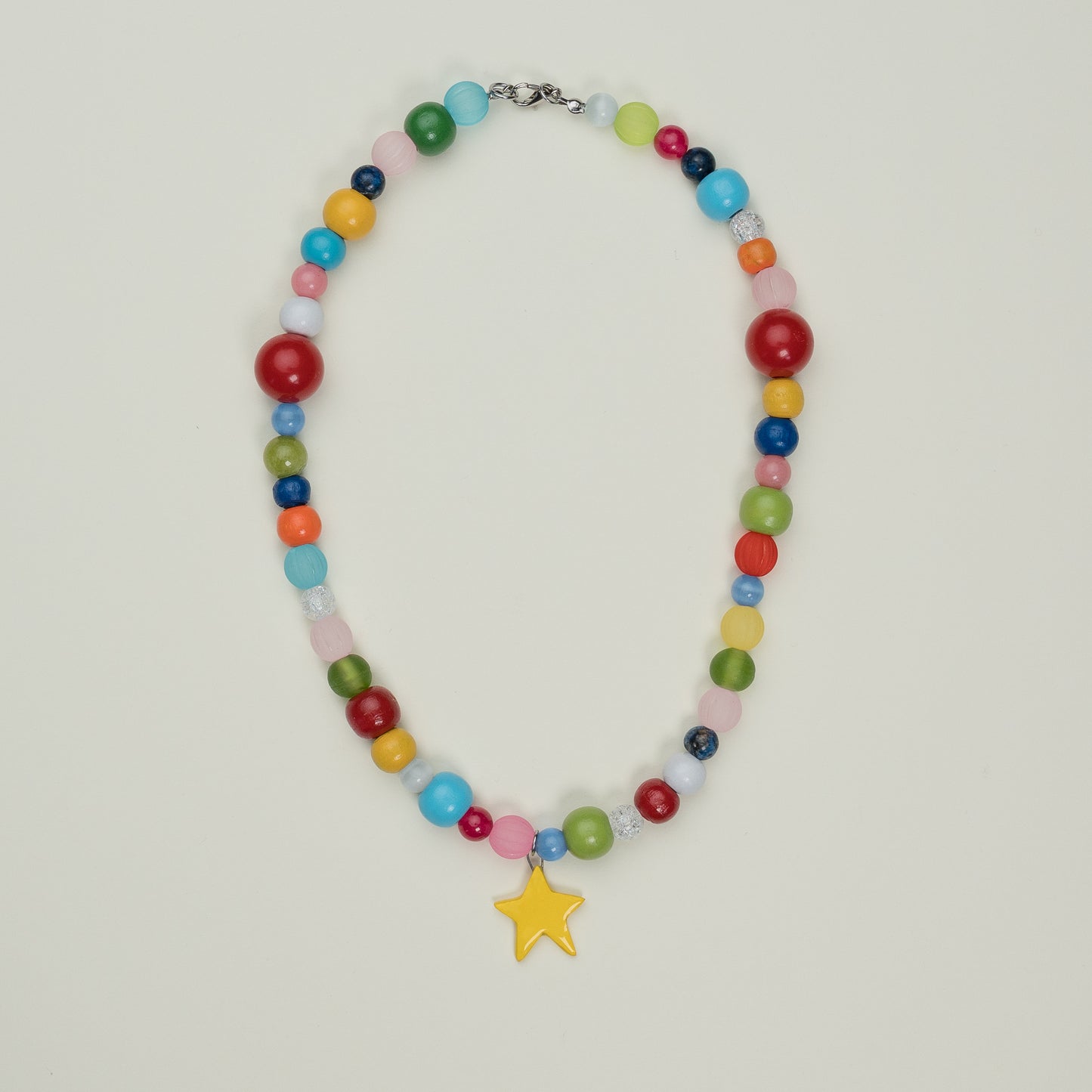 Collana colorata con stella