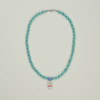 Collana con ciondolo ciliegia