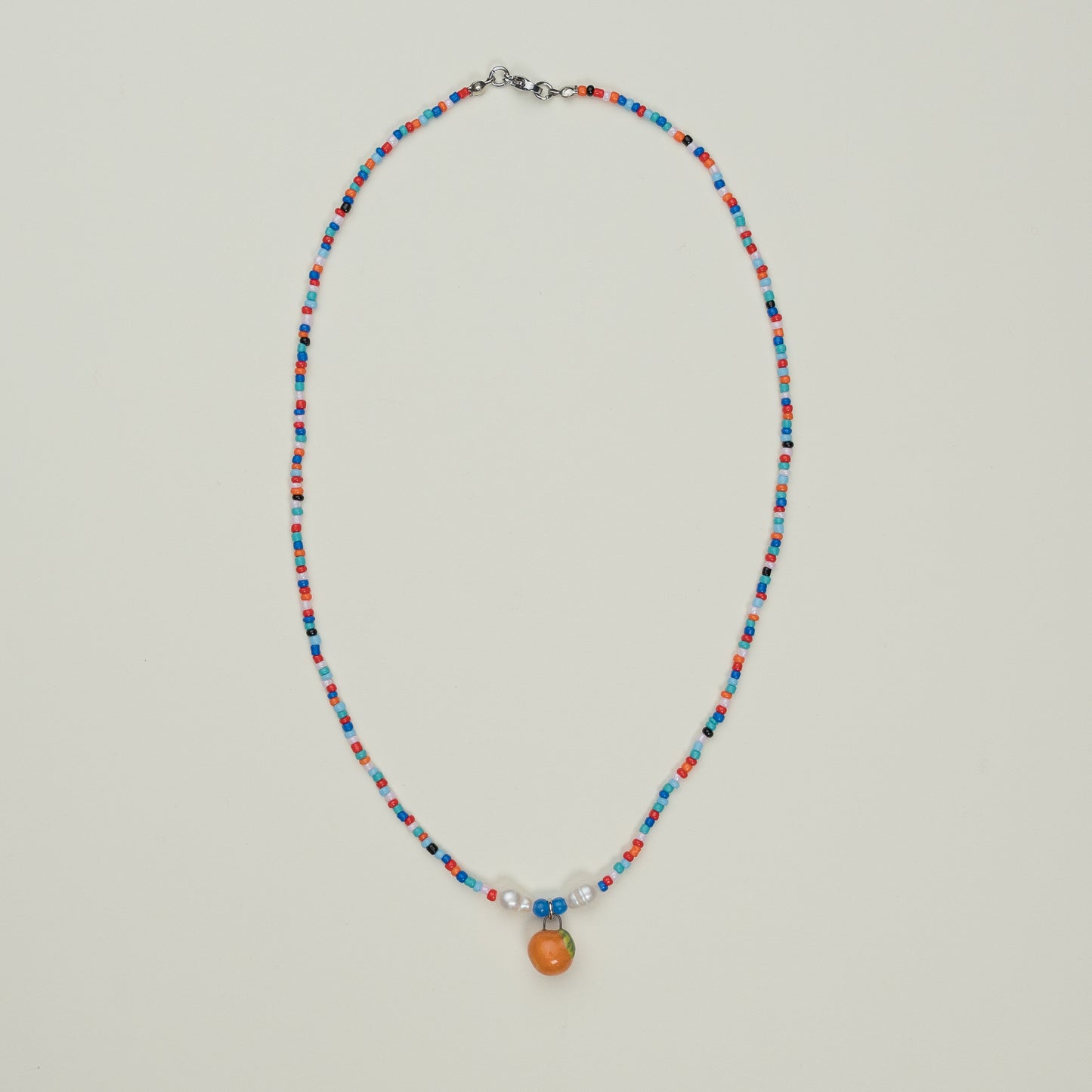 Collanina con ciondolo arancia