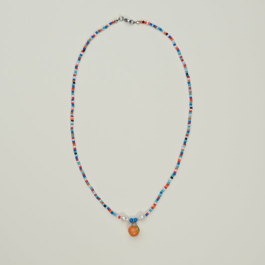Collanina con ciondolo arancia