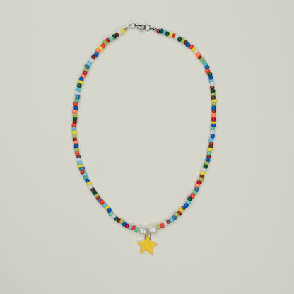 Collana di perline con stellina