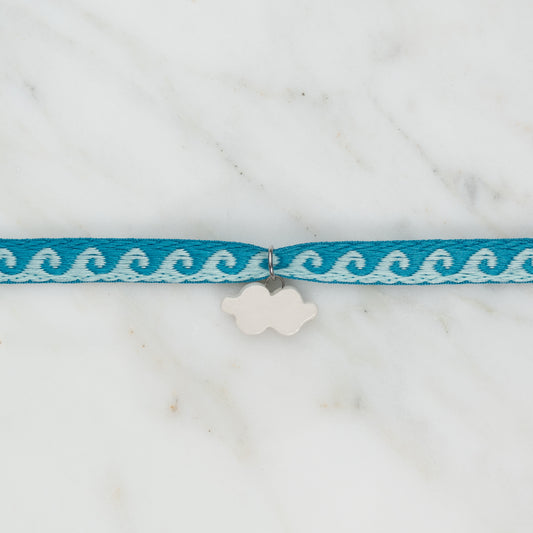 Choker con ciondolo nuvoletta