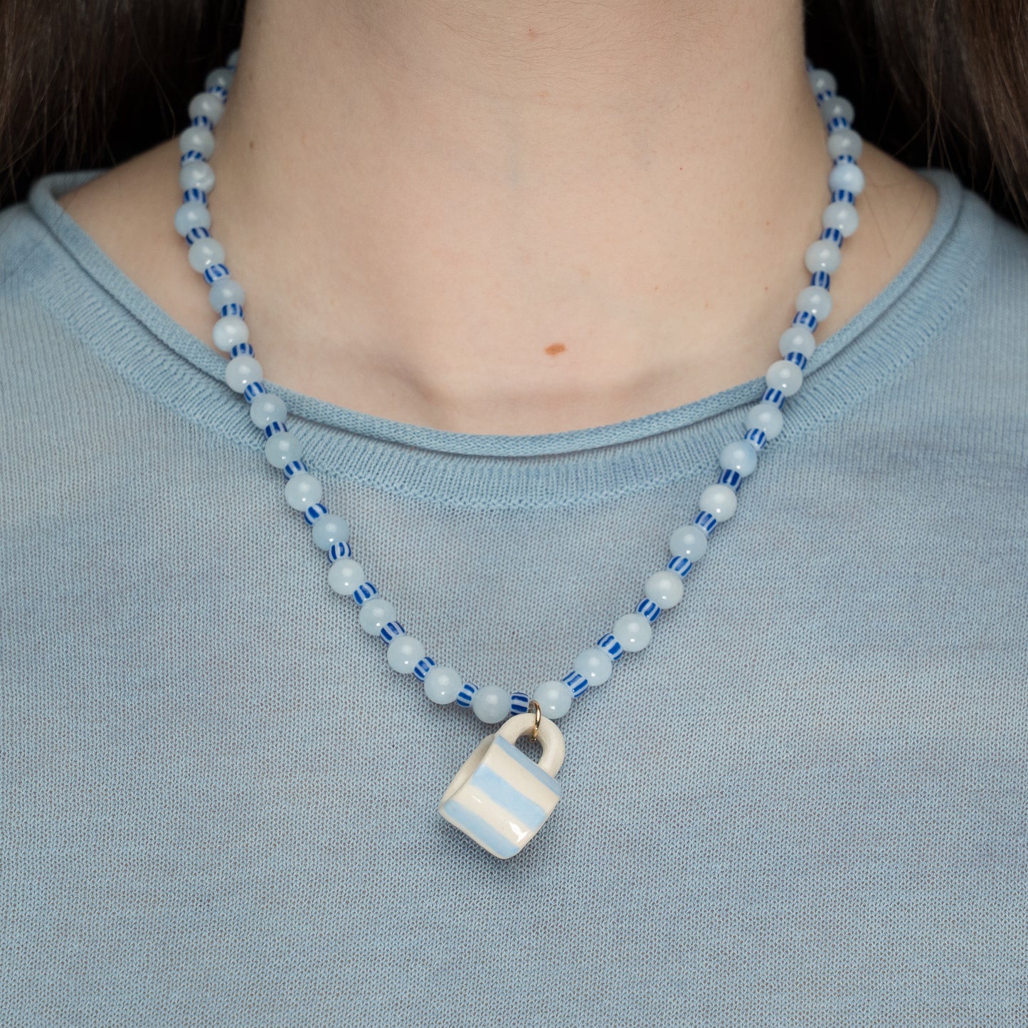 Collana con mini tazzina