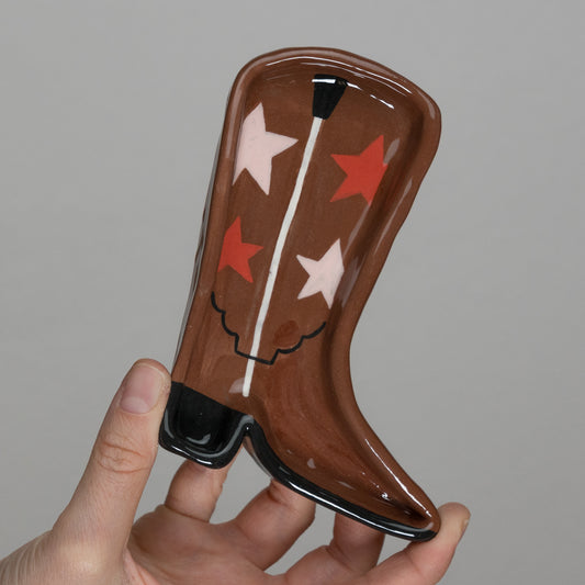 Piattino stivale texano