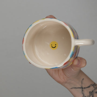 Tazza a pois colorati