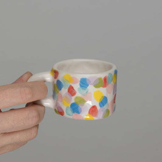 Tazzina a pois colorati
