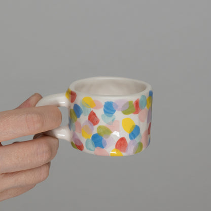 Tazzina a pois colorati